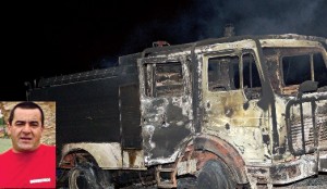 António Nuno Ferreira, de 45 anos, ficou queimado quando tentava proteger os colegas e o veículo de combate a incêndios, que foi completamente devorado pelas chamas, cujas causas se desconhecem
