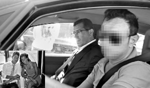 João Medeiros (na foto à esq.) morreu na sequência do despiste do Ford Mustang conduzido por Gaspar Costa (na foto em cima)