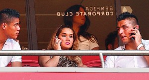 Melgarejo e Cardozo assistiram ao jogo contra o Gil Vicente