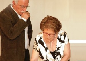 O coleccionador de arte José Lima e a mulher, Norlinda (Foto Direitos Reservados) 