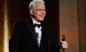 [legenda] O ator Steve Martin reconhecido com o 2013 Governors Awards - 16 de novembro de, 2013 em Los Angeles. (Foto por: Dan Steinberg / Invision /AP)