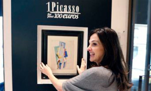 Eis o quadro que Jeffrey Gonano vai colocar na parede: está avaliado num milhão de euros