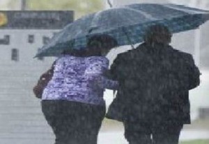 A chuva caiu com grande intensidade no Porto