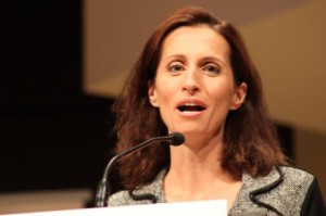 Sarah Thomson durante um debate para presidente na Universidade de York - 22 de setembro de 2010. CITYNEWS.CA/Shawne McKeown