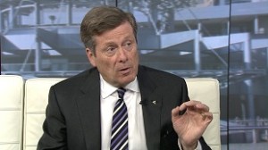 John Tory na CP24 durante uma entrevista com Stephen LeDrew - 3 fevereiro de 2014