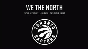 O novo logótipo para os Toronto Raptors é visto nesta foto sem data.