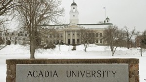 A Acadia University em Wolfville, N.S. - 13 de fevereiro de 2015. (Andrew Vaughan / The Canadian Press)