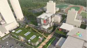 Uma apresentação de um artista do novo campus da Universidade de York, a ser construído em Markham. (Universidade de York)