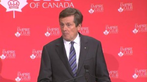 John Tory fala no Empire Club of Canada - 8 de junho