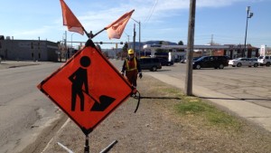 A Polícia do Quebec espera que os condutores abrandem quando passam por zonas de construção. (Jody Porter / CBC)