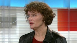 Anne Lagacé Dowson está a concorrer pelo NDP no distrito eleitoral de Papineau. (Radio-Canada)
