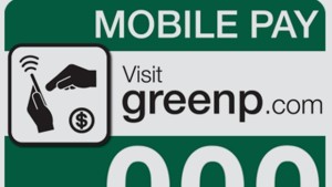 Green P lançou um aplicativo que permite que os condutores possam pagar pelo estacionamento através do seu telefone. (Verde P)
