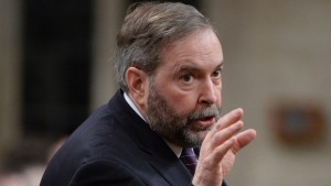 O líder do NDP Tom Mulcair, nesta foto de arquivo. THE CANADIAN PRESS/Adrian Wyld