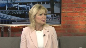 A presidente de Mississauga Bonnie Crombie é retratada nesta foto de arquivo