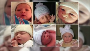 Foto de arquivo de bebés de celebridades