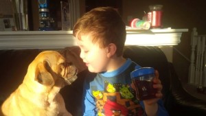 Evan Leversage, 7, morreu em paz e livre de dor nos braços da sua mãe Nicole Wellwood. (Facebook)