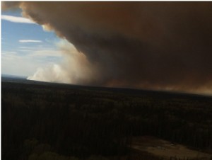 O incêndio de Siphon Creek é agora o maior na Colúmbia Britânica. (B.C. Wildfire Service) 