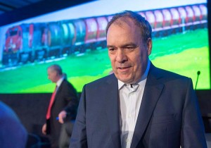 Claude Mongeau anuncia que está a deixar o cargo de CEO da CN Rail. FOTO: The Canadian Press