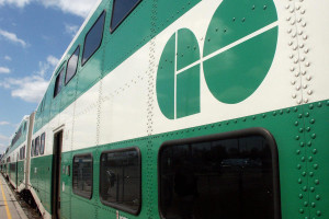 Foto de arquivo de um comboio GO. The Canadian Press / Steve White