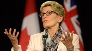 Kathleen Wynne, nesta foto de arquivo. The Canadian Press / Marta Iwanek