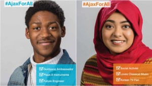 #AjaxForAll é uma campanha de sensibilização pública que visa combater o racismo, a xenofobia e a islamofobia. (Ontario Council of Agencies Serving Immigrants)