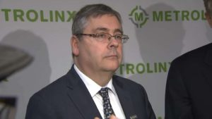 Foto de arquivo do CEO da Metrolinx, Bruce McCuaig