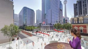 Um desenho artístico da transformação. (Cidade de Toronto)
