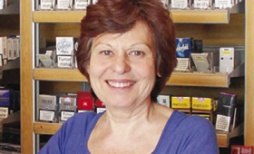 Luísa Santana, funcionária da papelaria Bombordo, na marina de Lagos, soube pelo ‘CM’ que a aposta vencedora foi registada no estabelecimento