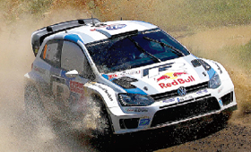 Sébastien Ogier (VW) na especial do Vascão