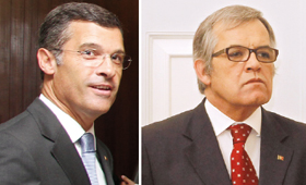 Paulo Braga Lino (à esq.) e Juvenal Silva Peneda