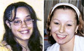 Gina e Amanda(ao lado), juntamente com Michele Knight, viveram vários anos presas