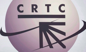 Um logótipo CRTC é mostrado em Montreal. (The Canadian Press/Graham Hughes)