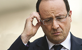 François Hollande, presidente da França