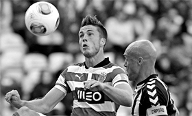 O central Hugo vigia Wolfswinkel, ontem em Aveiro