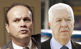 Paulo Campos e Teixeira dos Santos, ex-governantes do PS