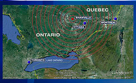 Um terramoto atingiu Shawville, a noroeste de Otava. (CityNews)