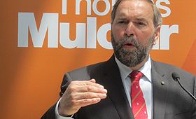 Mulcair quer inteirar-se dos problemas dos canadianos e delinear o que o NDP fará de modo diferente caso venha a formar governo nacional