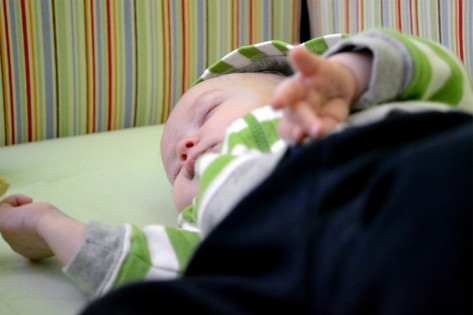 Um bebé durante uma soneca - 27 de janeiro, 2011 (Cortesia de Joshua Blount)