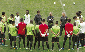 Edgar Borges diz aos atletas que a “equipa é que é a estrela”