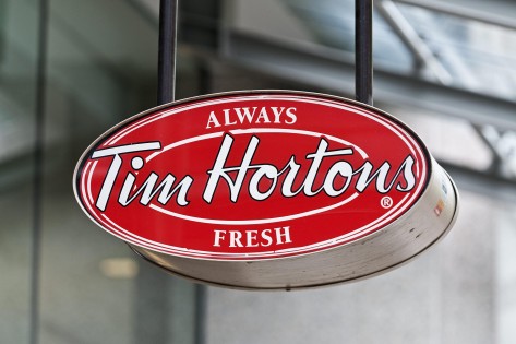 Letreiro Tim Hortons (The Canadian Press/Bayne Stanley) Letreiro Tim Hortons (The Canadian Press/Bayne Stanley)