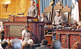Vasco Cordeiro fez a sua intervenção na magnifica sala da Massachusetts State House