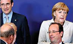 Merkel aceitou ajudar os países mais atingidos pela crise