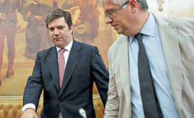 Paulo Núncio ontem na Comissão Parlamentar de Orçamento e Finanças