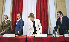 António Lobo Xavier, António Pires de Lima, Maria Luís Albuquerque e Paulo Núncio