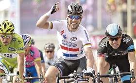 Mark Cavendish não deu hipóteses à concorrência