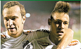 Ze Eduardo foi companheiro de ataque de Neymar ao longo de duas épocas.
