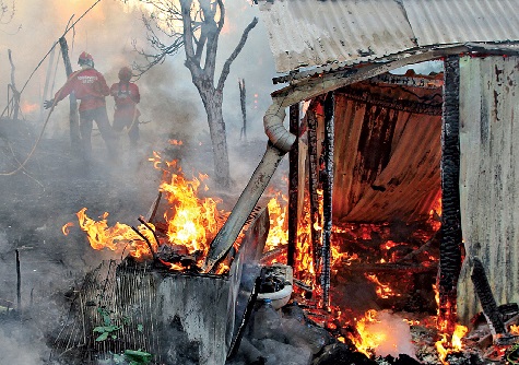 Em Chelas, uma zona de canaviais e pombais ficou destruída. Os bombeiros sapadores lutaram contra as chamas Em Chelas, uma zona de canaviais e pombais ficou destruída. Os bombeiros sapadores lutaram contra as chamas