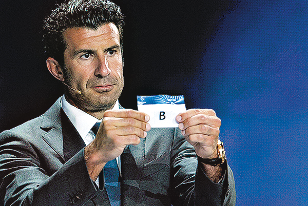 Luís Figo foi um dos “responsáveis” pela sorte das equipas Luís Figo foi um dos “responsáveis” pela sorte das equipas