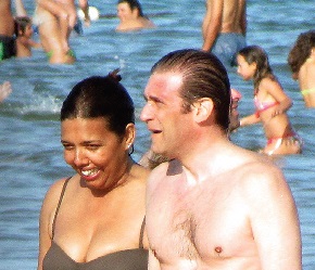 Passos Coelho e a mulher Laura de férias em 2012