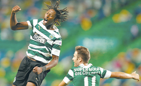 Rúben Semedo assinou exibição irrepreensível contra a Fiorentina, coroada com o terceiro golo leonino